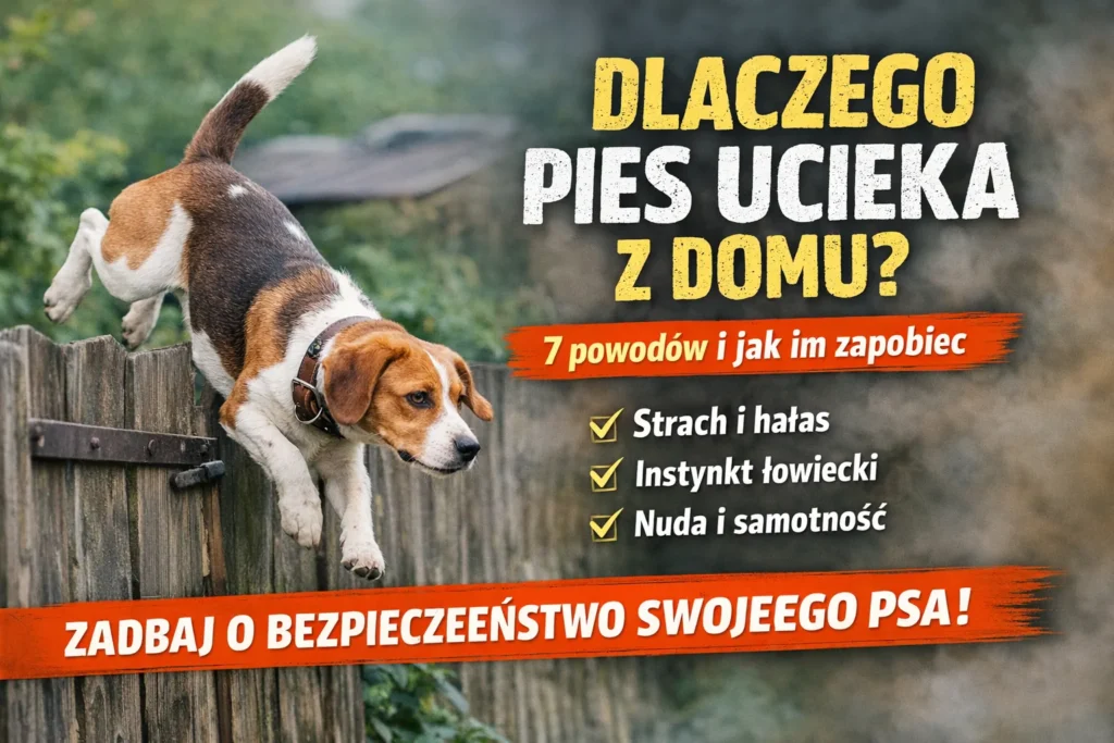 Dlaczego pies ucieka z domu? 7 najczęstszych powodów i jak temu zapobiec