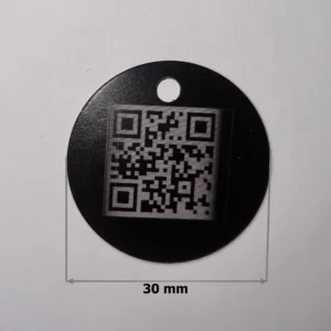 Zawieszka z kodem QR dla psa